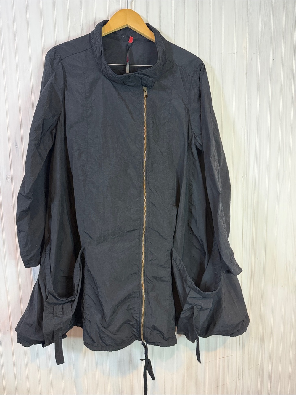 CUTLOOSE ASYMETRICAL LAGENLOOK ZIP JACKET LARGE